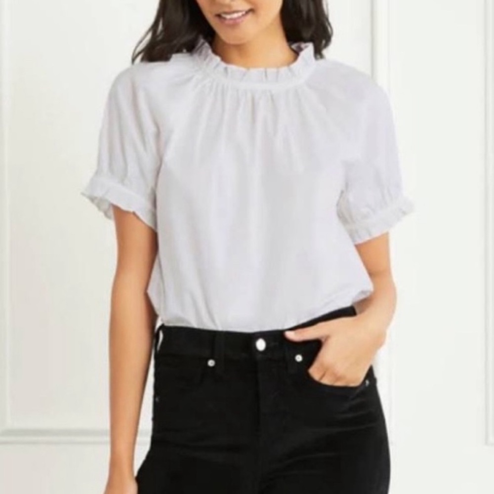 Hill House Home - The Kit Top - White Poplin / M